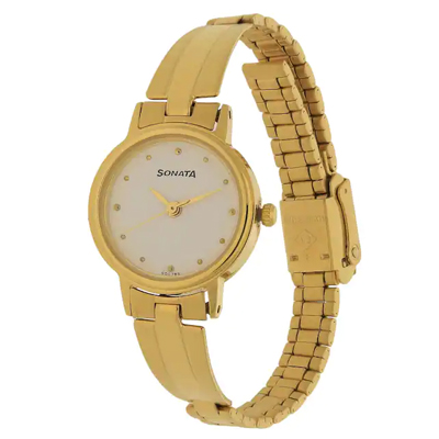 "Sonata Ladies Watch 8096YM04 - Click here to View more details about this Product